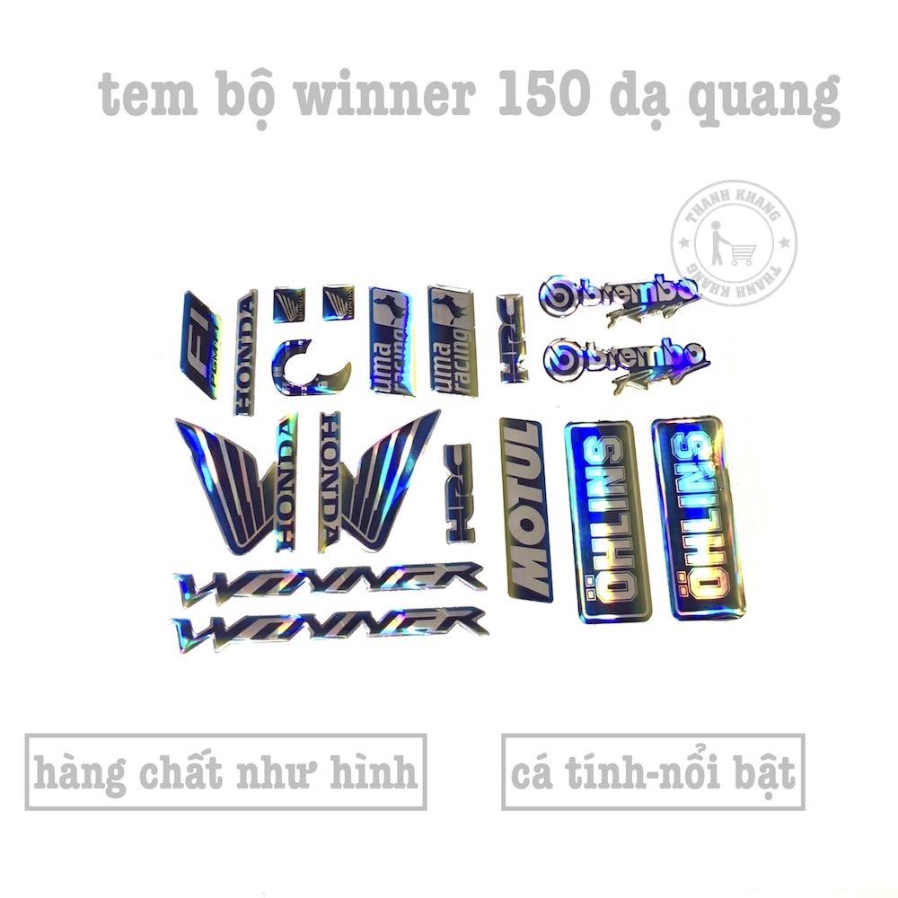 [HCM]Tem bộ Winner 150 dạ quang thanh khang 006001752