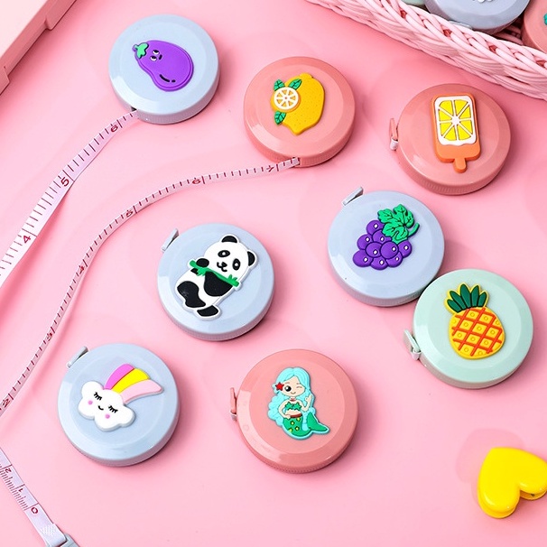 Thước dây cuộn 1,5m tự thu gọn tiện lợi hình thú siêu cute THUOCDAY123