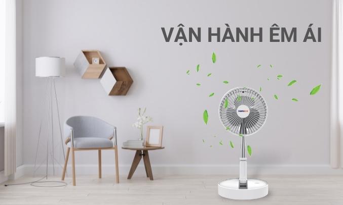 [GIAO TẠI HCM] - Quạt sạc điện Nanoco NFF1617W Trắng