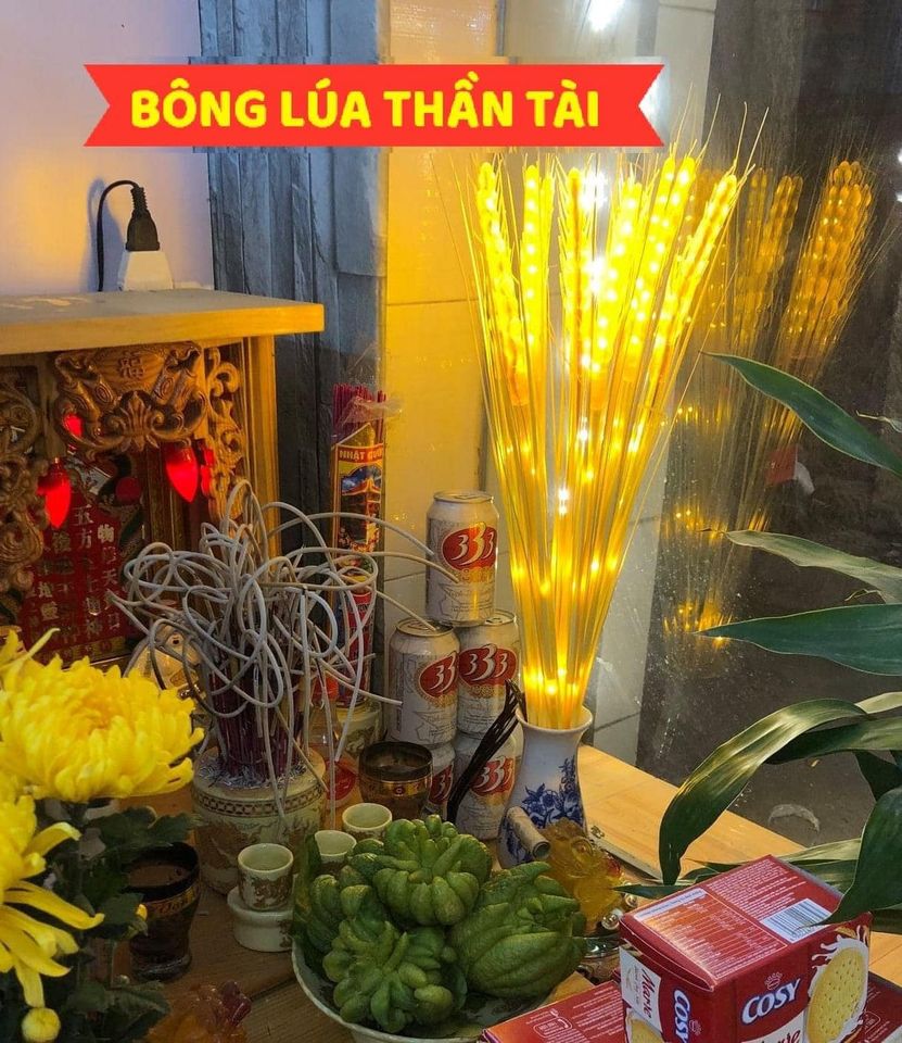 Đèn Led bông Lúa, Led trang trí Tết, Đèn Led Thần Tài 2022