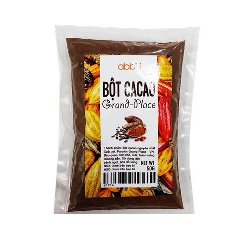 Bột cacao nguyên chất hiệu Grand Place 50g