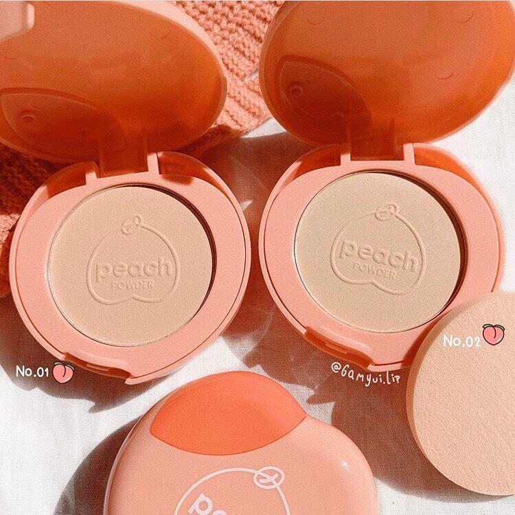 PHẤN PHỦ NÉN SIÊU MỊN PEACH KISS BEAUTY