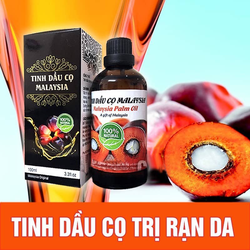 Combo 2 chai tinh dầu cọ trị rạn da Malaysia