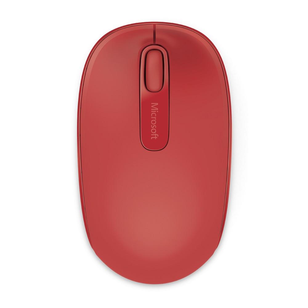 Chuột không dây Microsoft Wireless Mobile 1850 (Đỏ) - Hãng phân phối chính thức