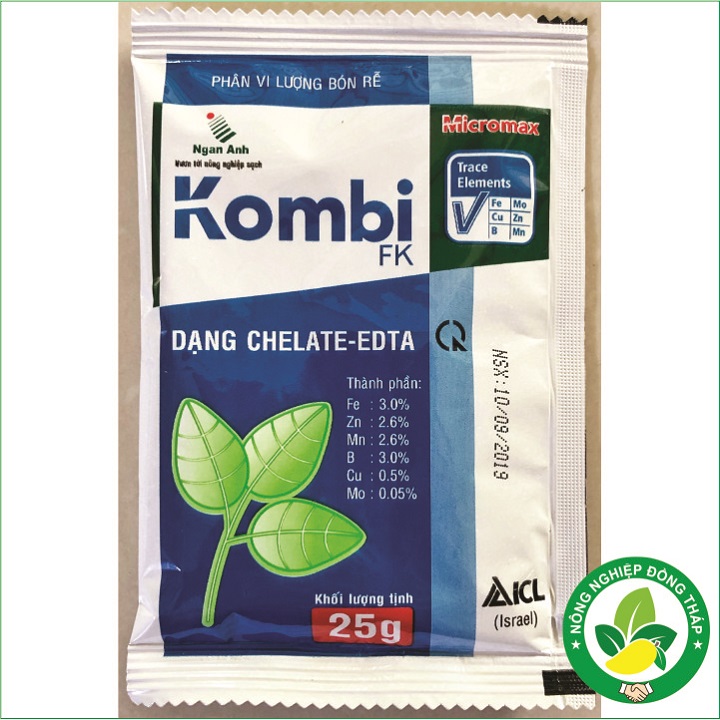 Phân Vi Lượng Bón Rễ KOMBI FK gói 25g