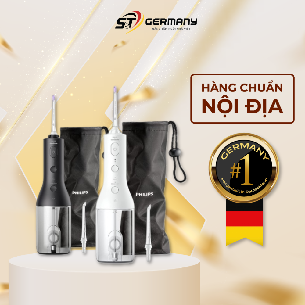 Máy tăm nước nội địa đức philips hx3806/33 hx3806/31 model mới tăm nước philips cầm tay chế độ làm sạch sâu germanysnt