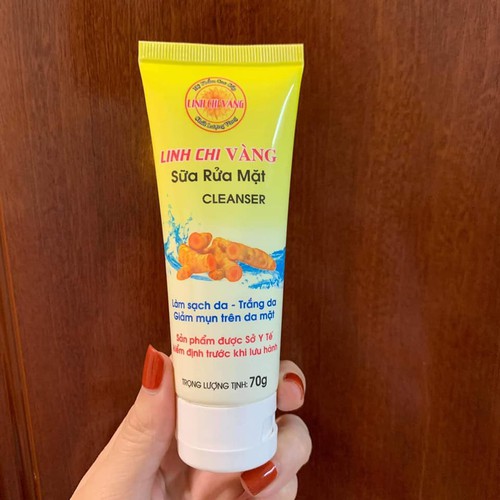 [HCM]SỮA RỬA MẶT TINH CHẤT NGHỆ LINH CHI VÀNG 70G