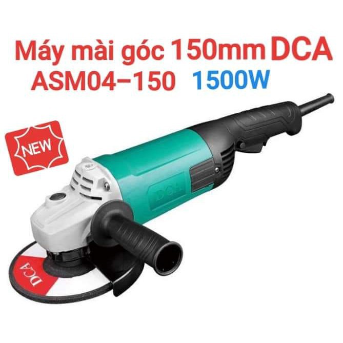 Máy mài góc tay dài dca asm04-150 |máy mài góc 150mm dca máy cắt cầm tay total ingco