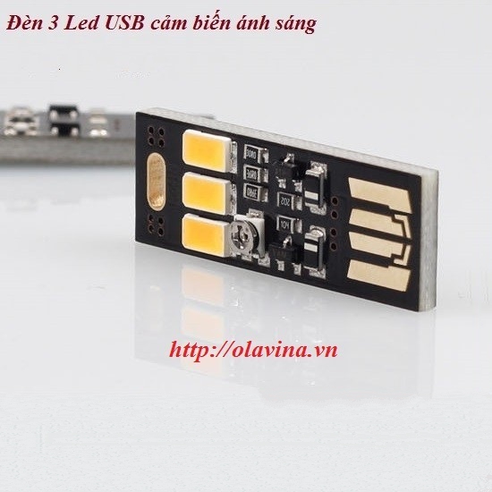 Soshine 3 Led Light Sensor USB Light