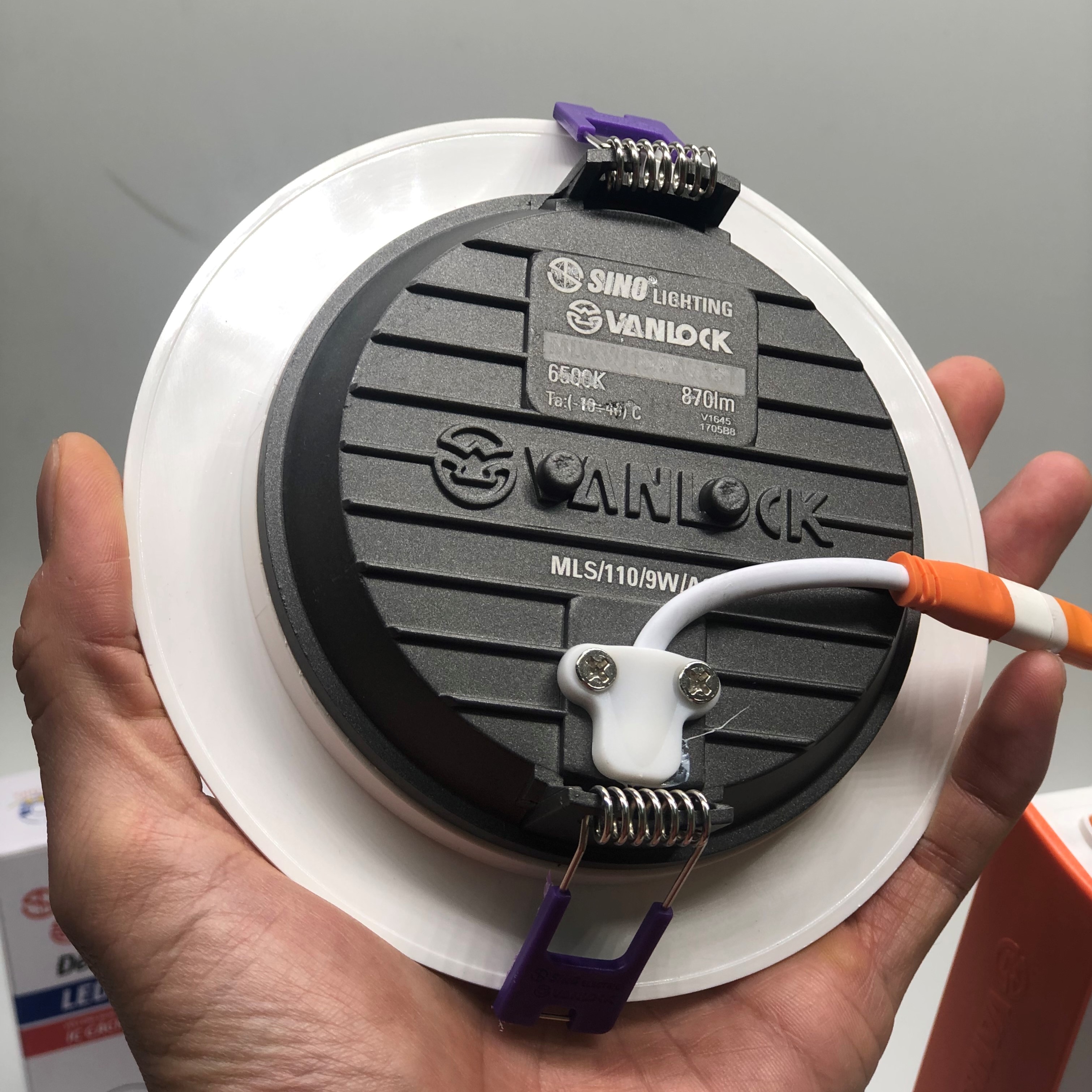 Đèn Led downlight âm trầm MLS Sino Vanlock
