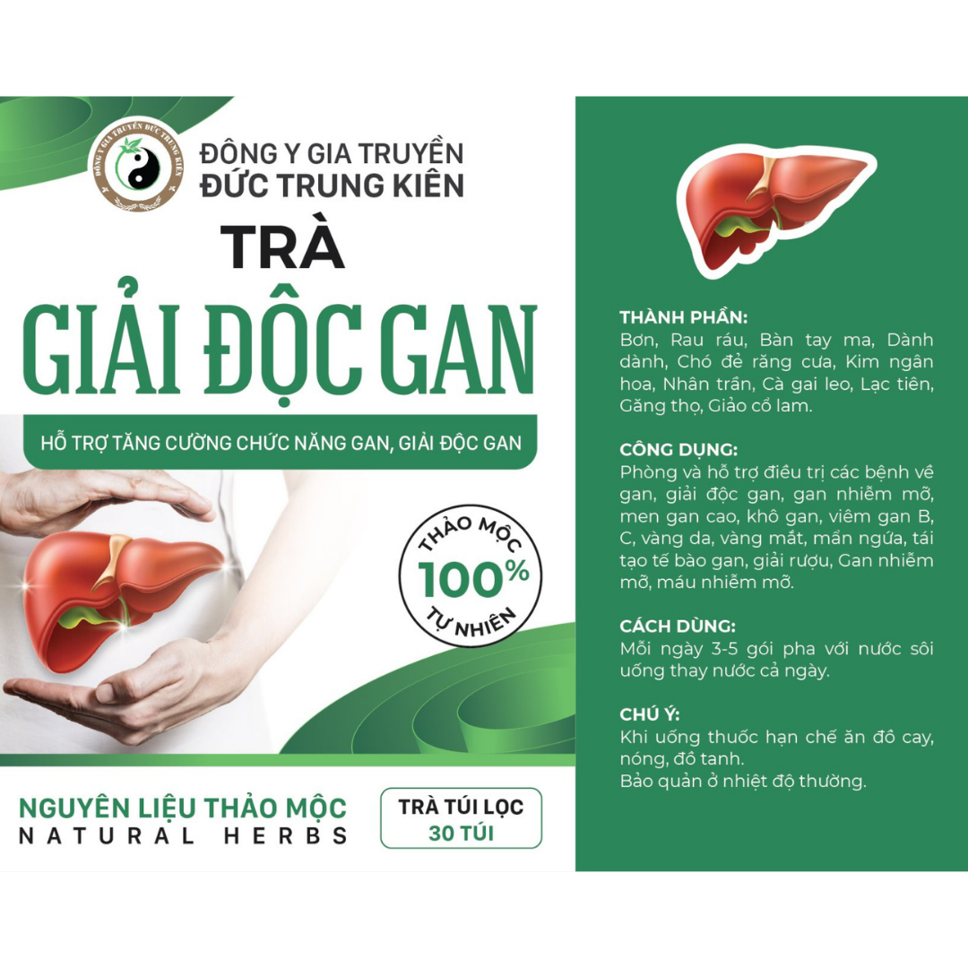 [100% THẢO DƯỢC] TRÀ THẢI ĐỘC[CHÍNH HÃNG]GIÚP SẠCH MỤN-GIẢM CÂN HIỆU QUẢ