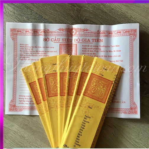 SỚ Cúng ngày TẾT (8 ngày)+ 8 Vỏ - thờ cúng