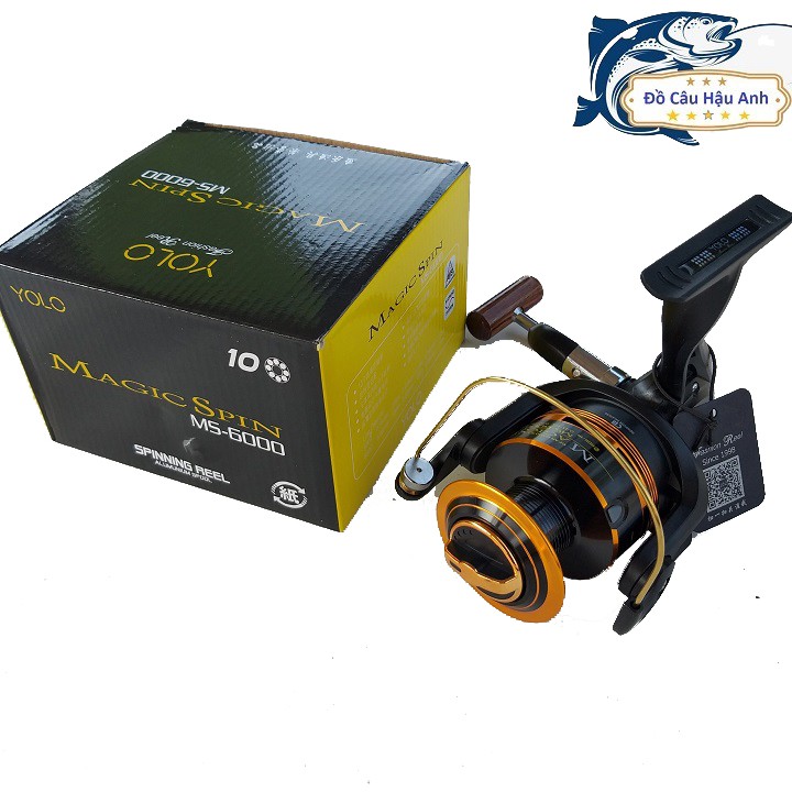 Máy câu cá Yolo Magic Spin 3000 - 6000 siêu khỏe chất lượng cao  (cam kết đổi trả trong 2 tuần đầu)