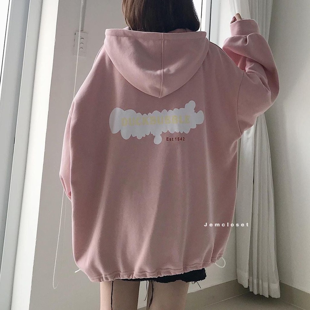 Áo hoodie họa tiết DUCKBUBBLE - 10002 ( Jem Closet )