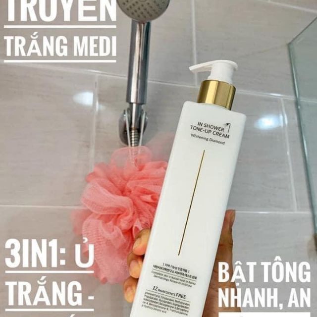 Sữa tắm ủ trắng Medifferent Hàn quốc  Sữa tắm kiêm ủ trắng và dưỡng trắng Da