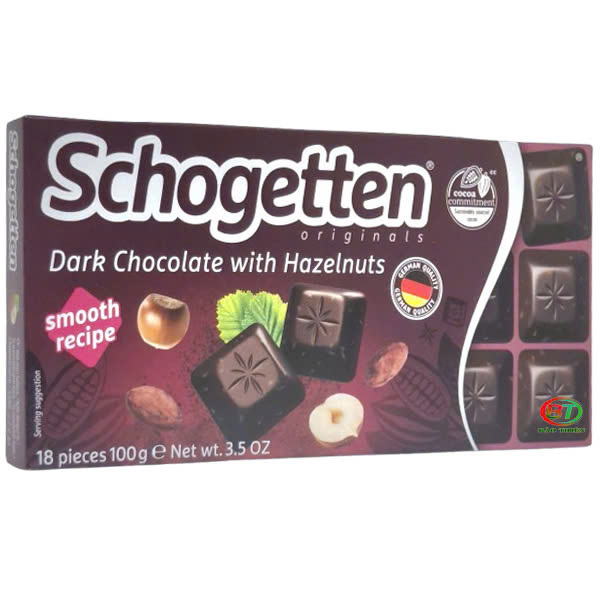 (Nhiều vị) Socola Hiệu Schogetten thanh 100g