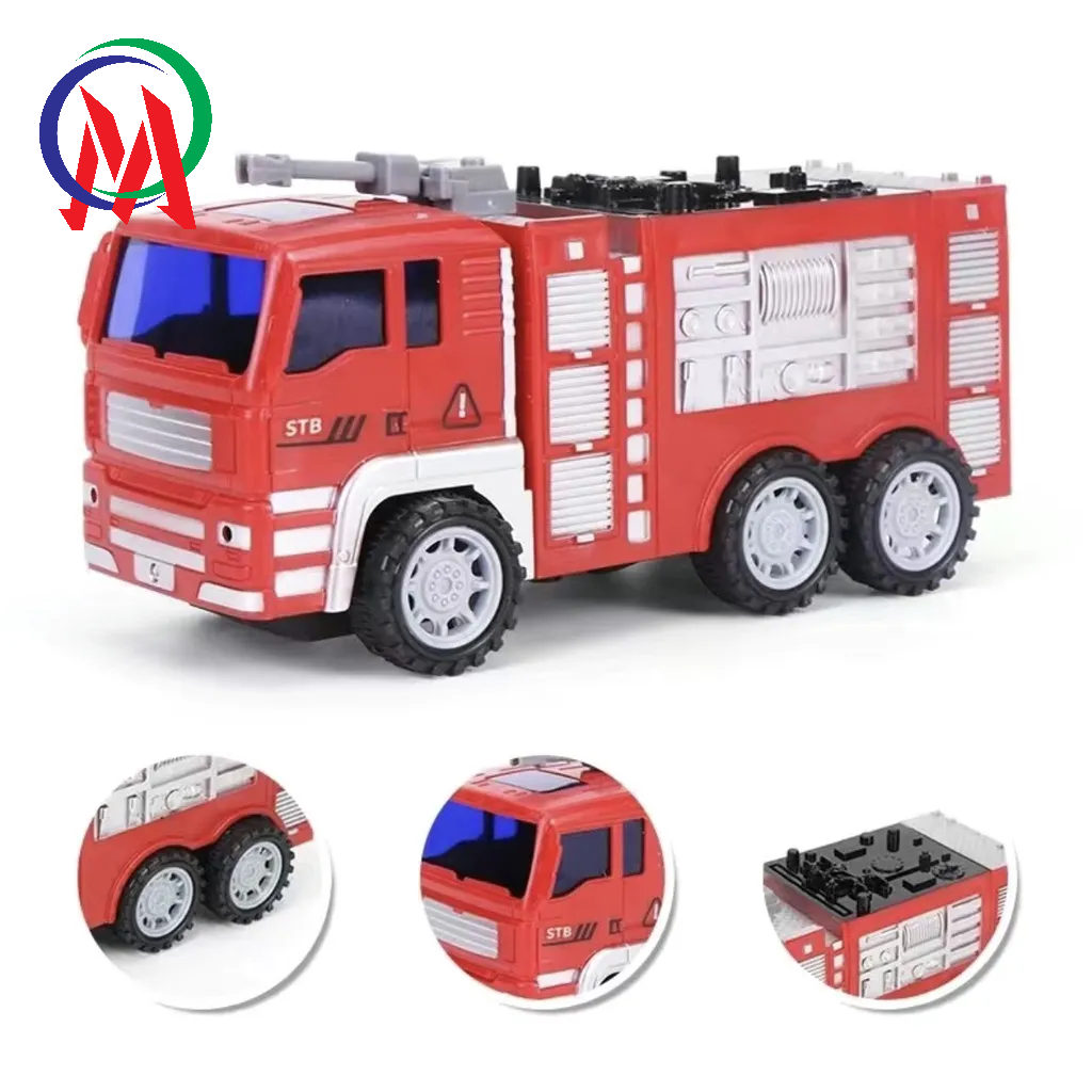 [ĐỒ CHƠI] Set 6 Mô Hình Xe Cứu Hoả