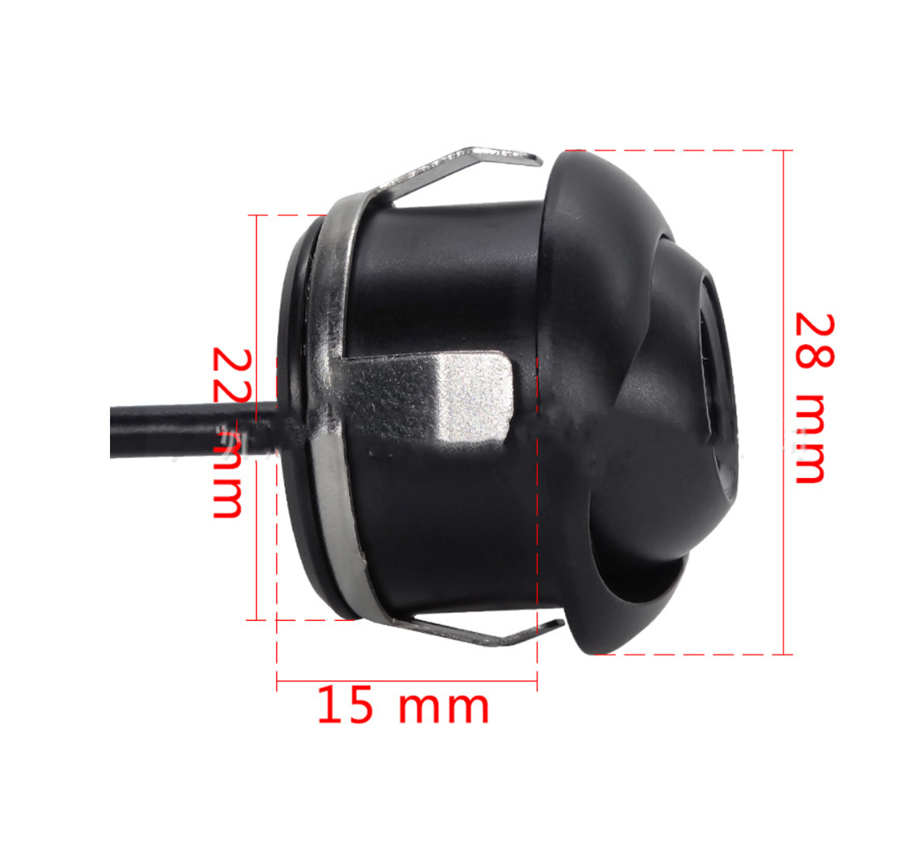 Camera cặp lề, vỏ sắt chống nước, xoay 360 độ, mẫu mới, công nghệ CCD