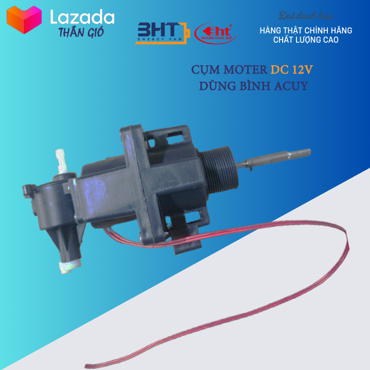 Đầu quạt DC 6V, 12v, 24V - DÙNG BÌNH ACQUY 6V,12V,24V