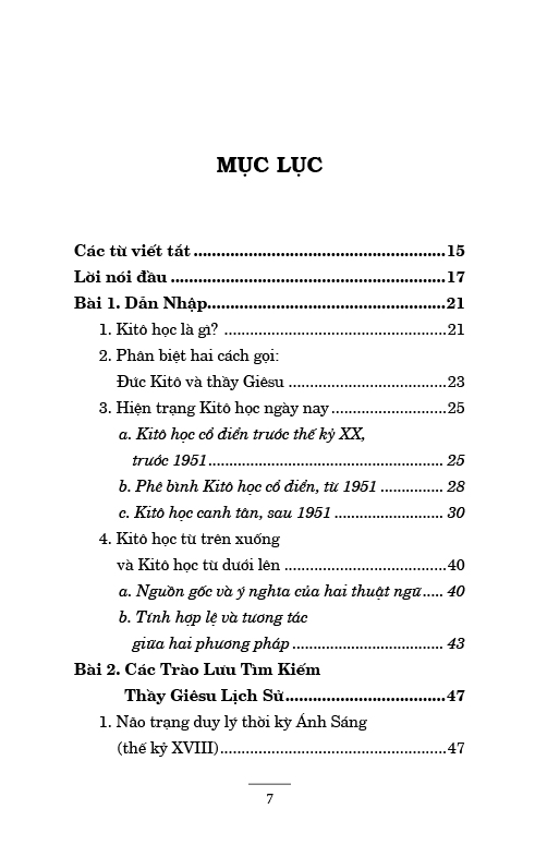 GIÁO TRÌNH DẪN NHẬP KITÔ HỌC