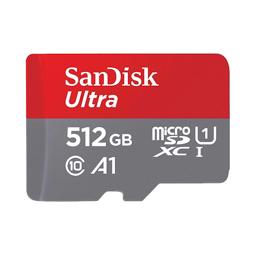 Thẻ nhớ SanDisk Ultra microSDXC, SQUAC, A1, C10, U1, UHS-I, 150MB/s R, 4x6, 10Y SDSQUAC-256G/512GB-GN6MN