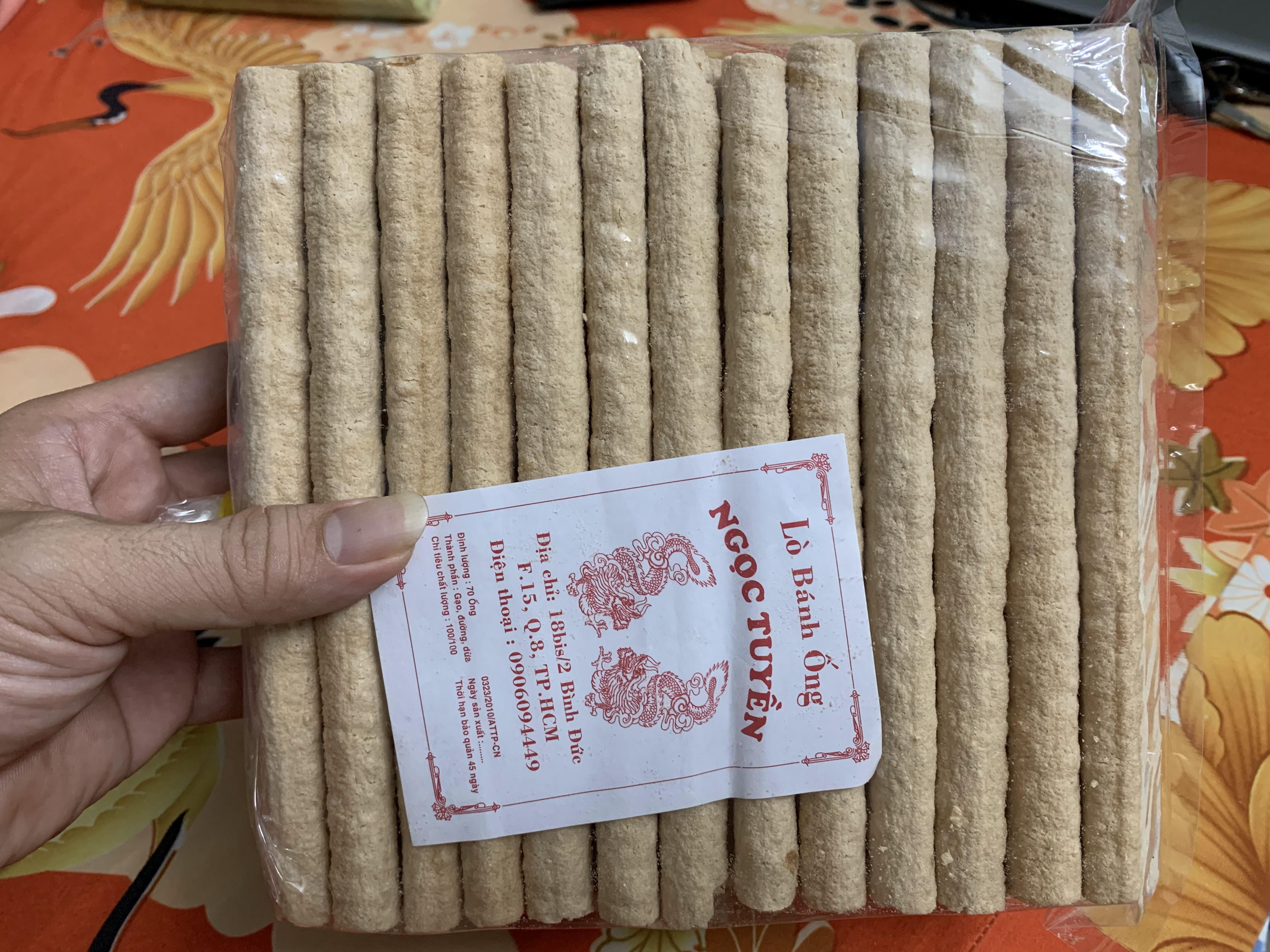 Bánh ống gạo lứt đậu phộng rang (200gr)