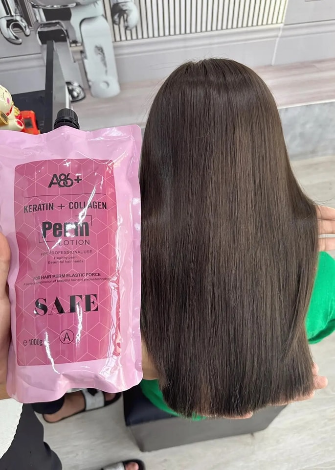 1 túi kem uốn ép duỗi tóc a86 safe collagen 1000ml túi a