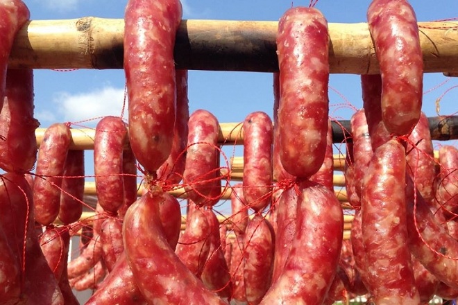 Gói 500g lạp xưởng tôm - doanvat_hangduong
