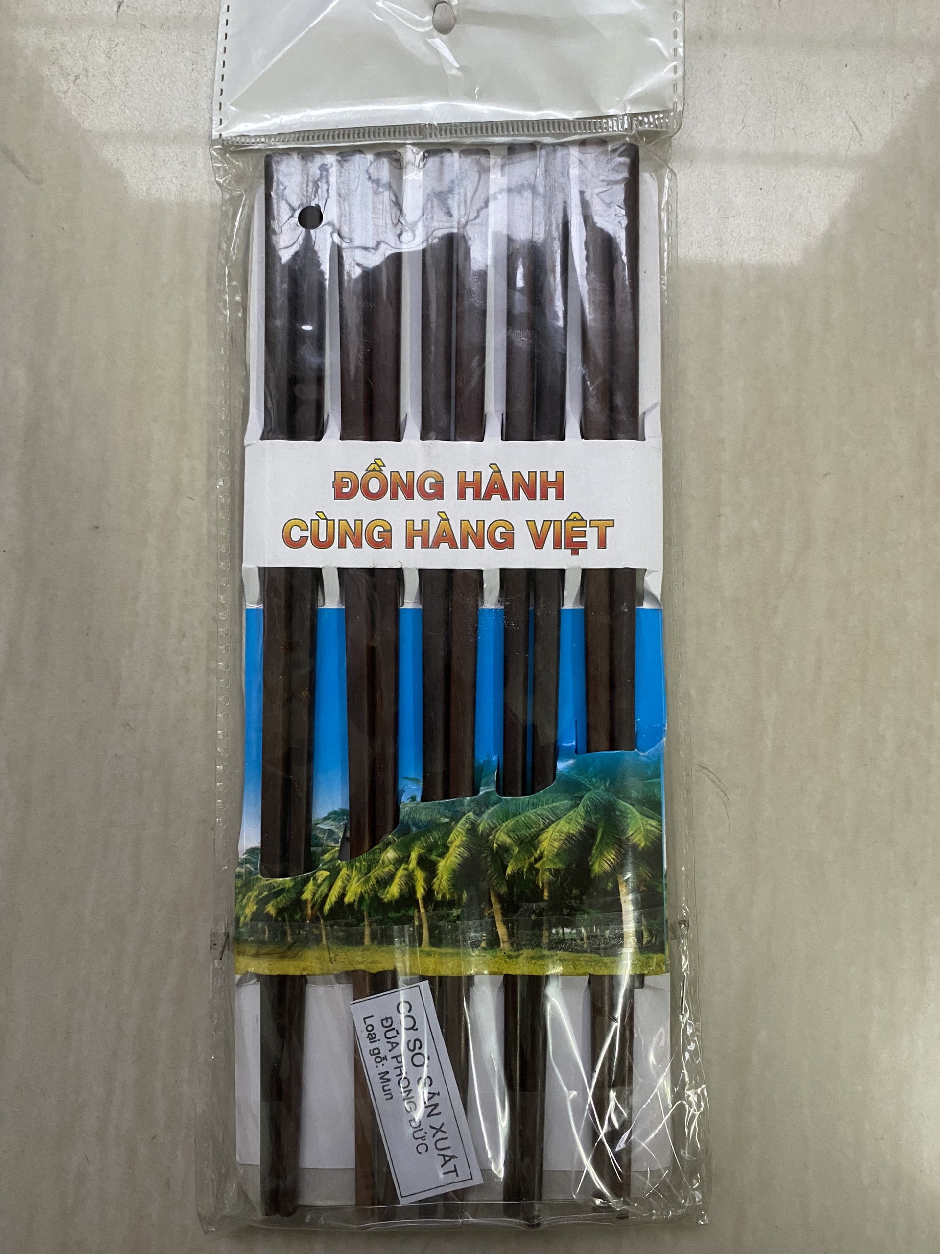 10 Đôi đũa gỗ mun cao cấp