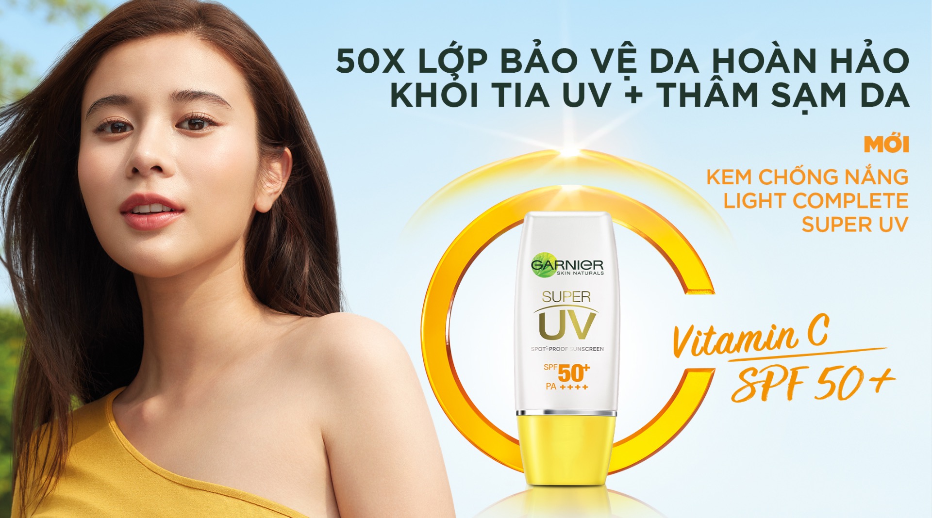 Kem Chống Nắng Garnier Làm Sáng Da Mịn Lì, Kiềm Dầu 15ml 30ml Light Complete Super UV Matte - Kcn Pháp Cho Da Dầu SPF50++++ Vitamin C Giúp Trắng Da & Vitamin E Dịu Da Kiểm Soát Dầu Nhờn Hiệu Quả Dezy Official Store