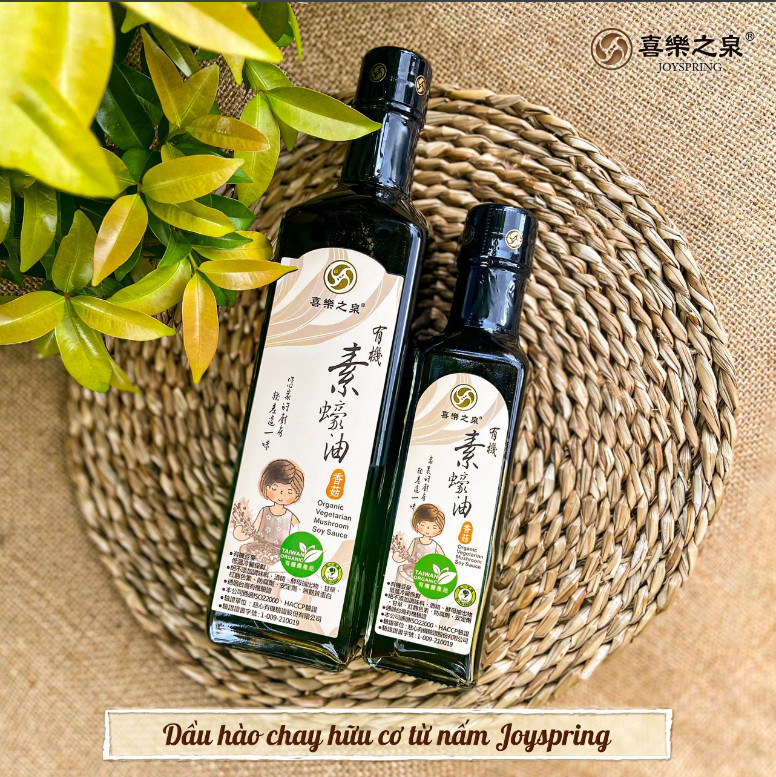 Dầu hào nấm chay hữu cơ JoySpring 210ml