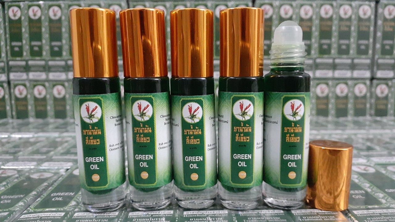 [ Lốc 12 Chai ] Dầu Lăn Thảo Dược 26 Vị Thái Lan (C/8ml)