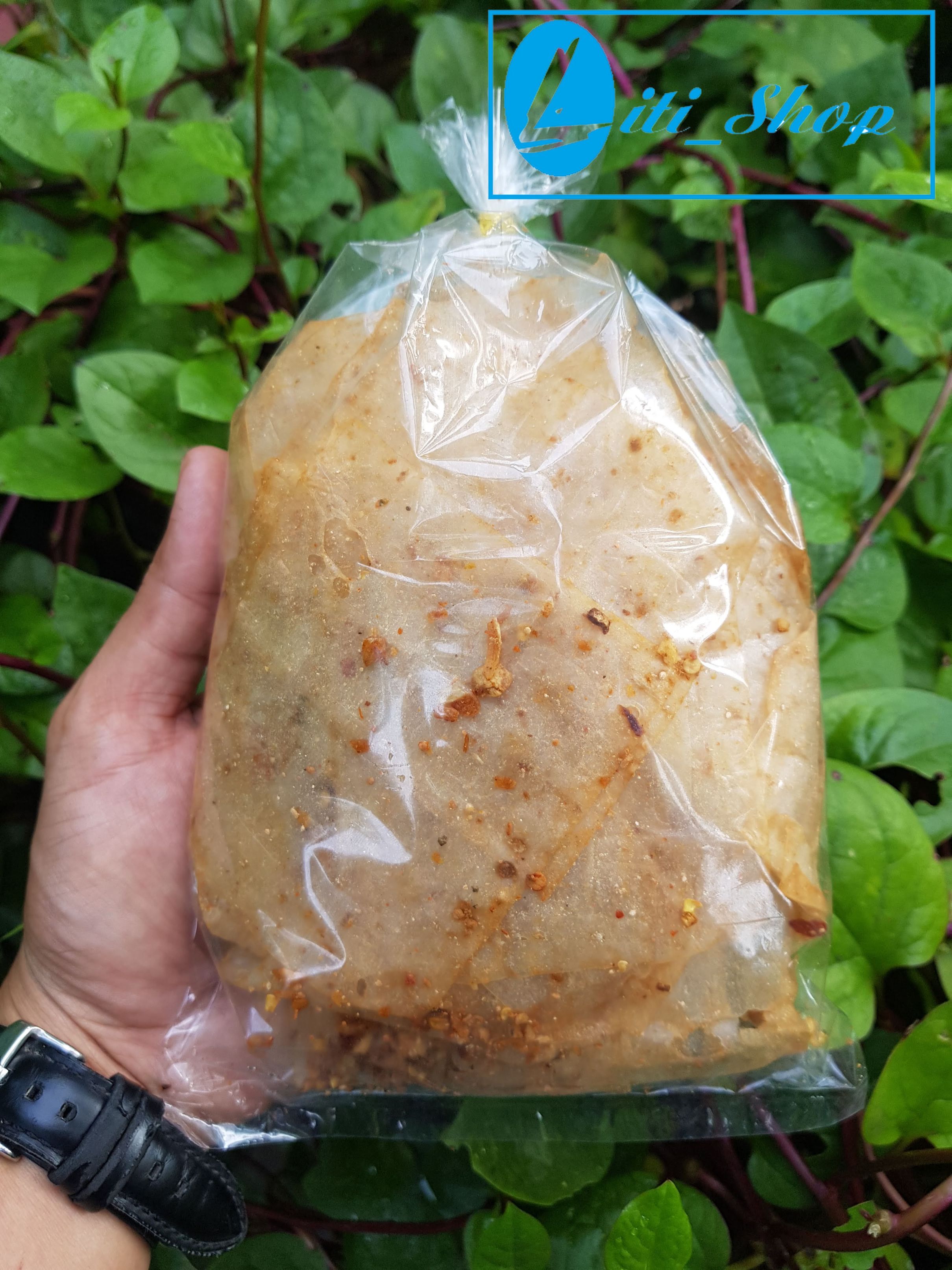 Bánh tráng Xì ke 100gr (trộn Muối nhuyễn-Tỏi phi)