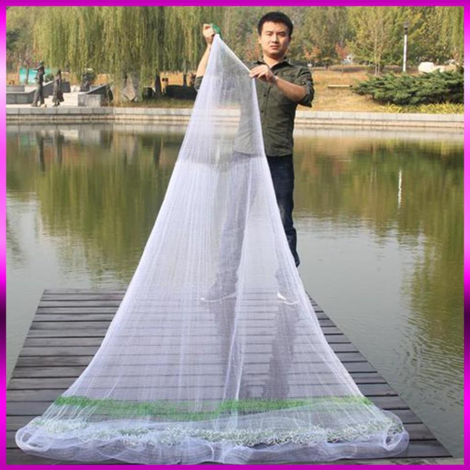 🐠Chài cước xích bắt cá cao cấp bung 6m-8m 🐠 Top1VN 🐠 - cam kết bảo hành đổi trả