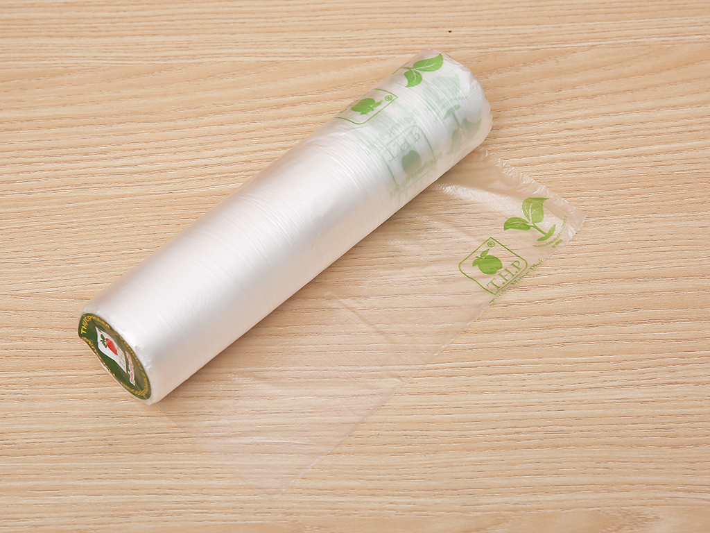 Túi nilong đựng thực phẩm ringo tự phân hủy sinh học 35x50
