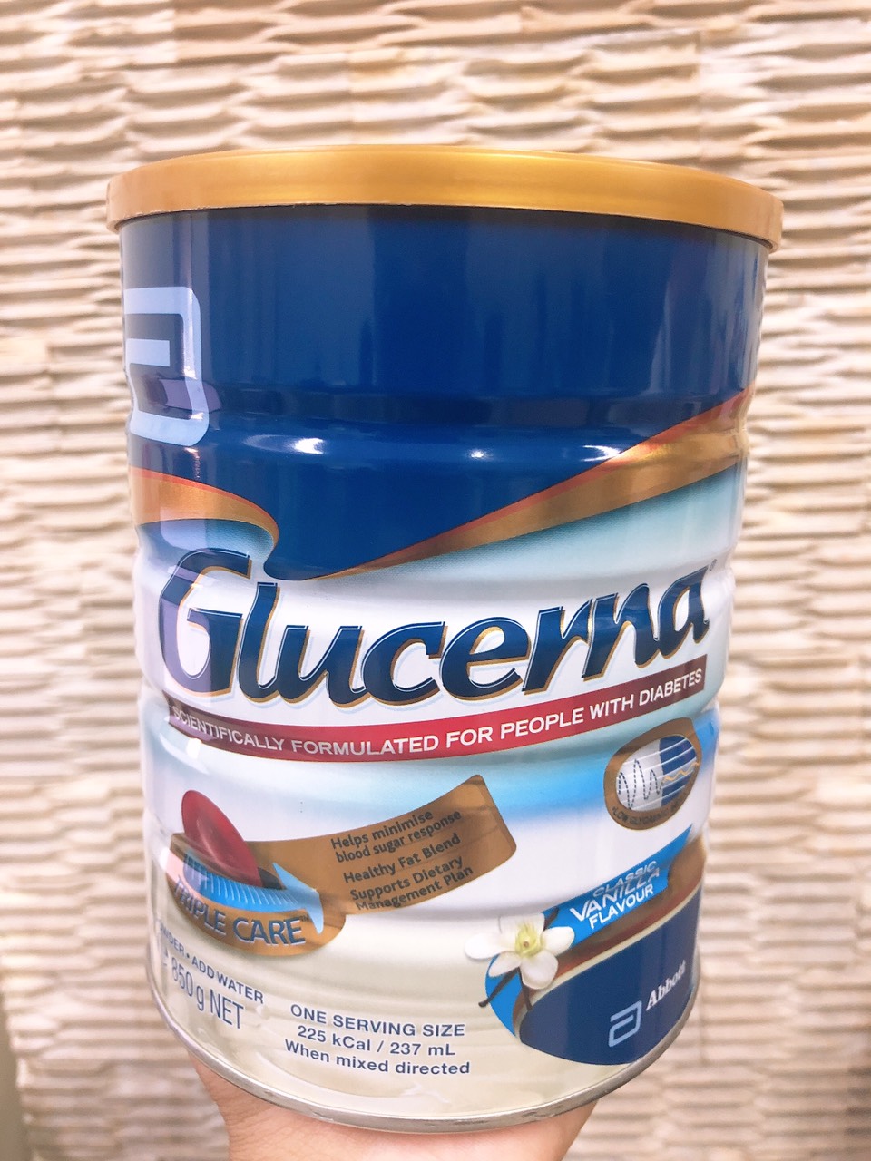 Sữa bột dành cho người tiểu đường Glucerna 850g - Úc