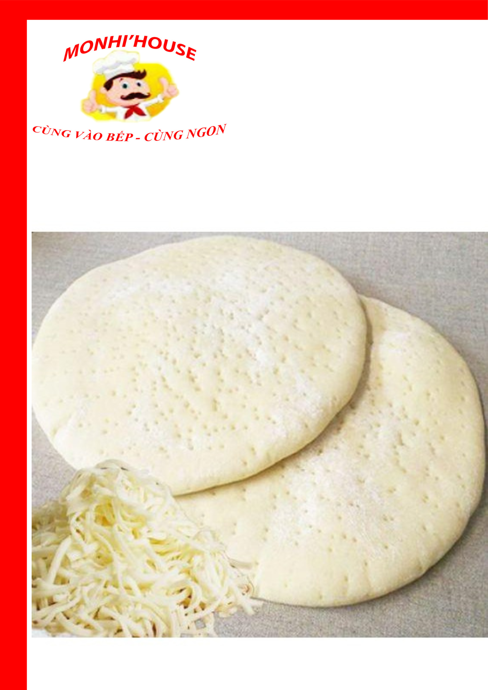 Đế bánh pizza đã nướng qua