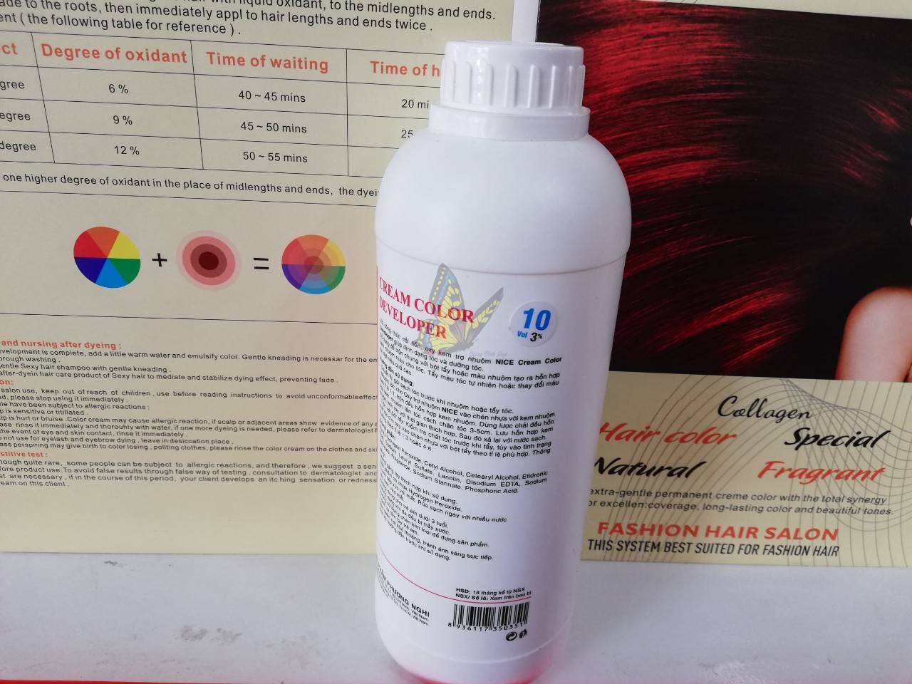 Oxy trợ nhuộm siêu thơm Nice 1000ml