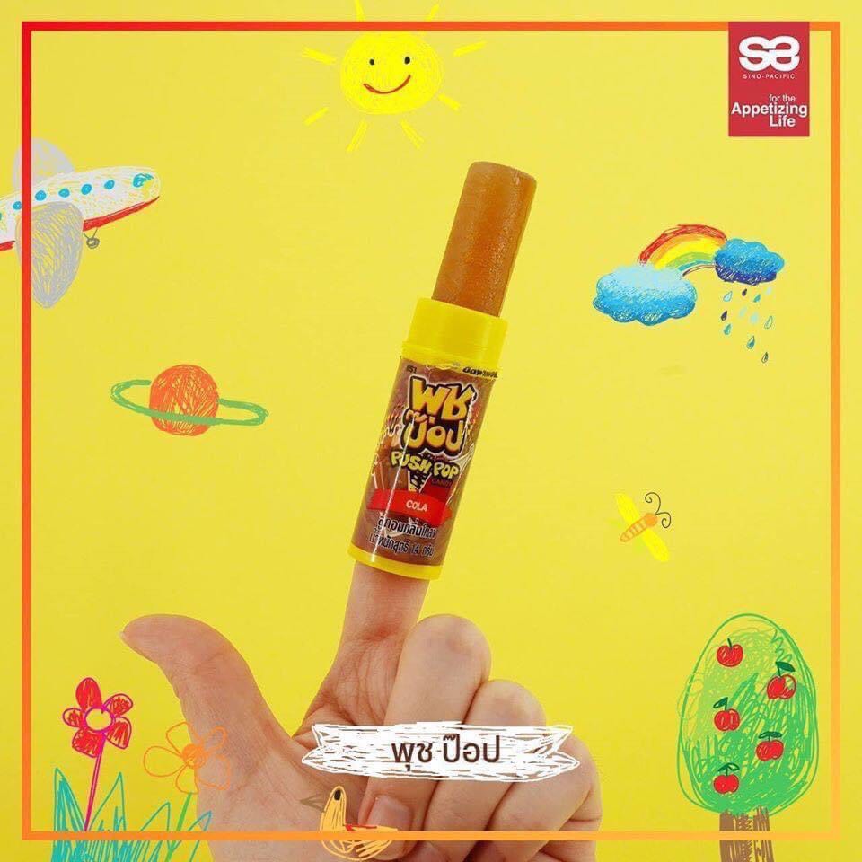[siêu rẻ] Combo 2 kẹo son môi PUSH POP Mỹ bản Thái Lan