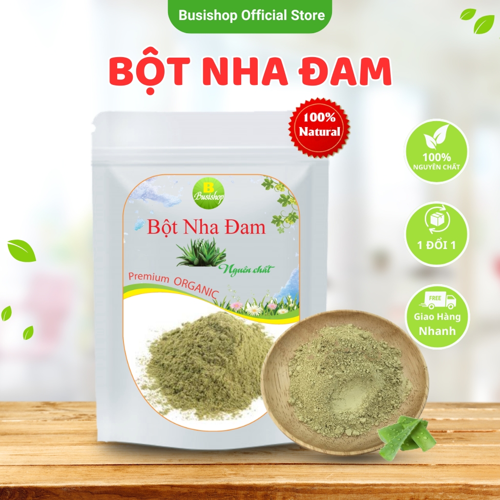 Bột nha đam nguyên chất 100g cao cấp
