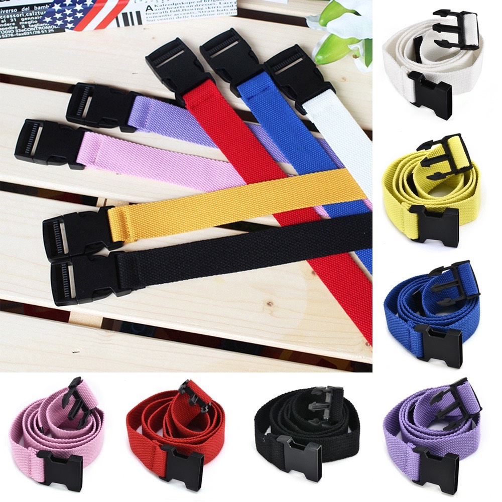 Dây nịch dù Unisex - Dây nịt dù bấm hottrend Ulzzang - basic - Thắt lưng bằng vải canvas