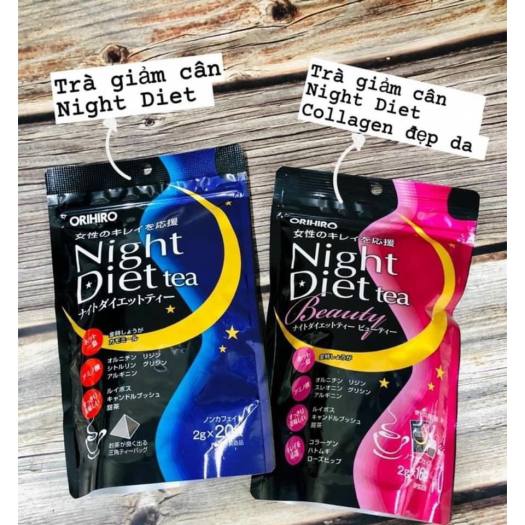 [Hoàn Tiền 8%]Trà giảm cân Night Diet Tea Nhật Bản Orihiro
