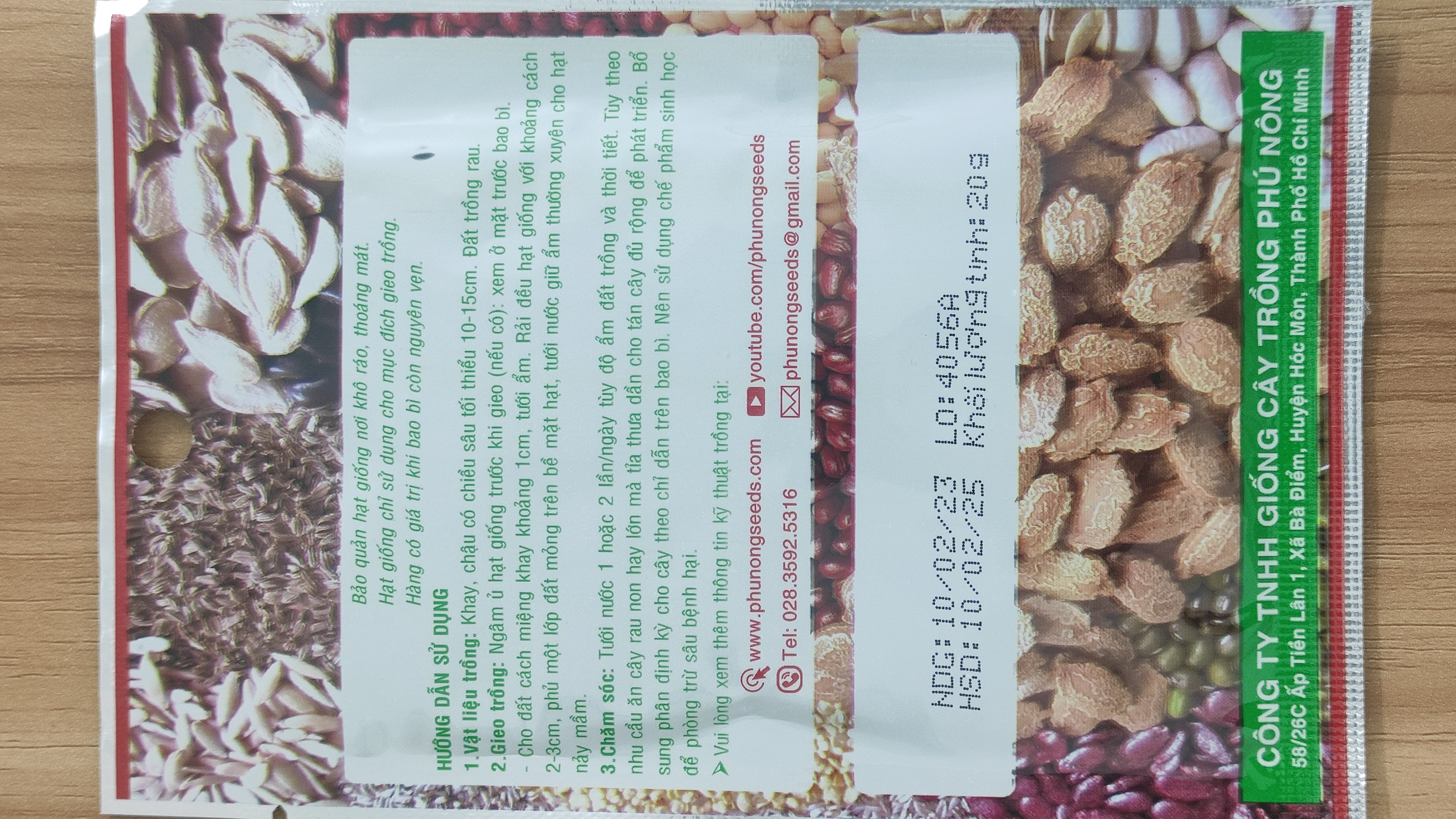 [HCM] Tần ô ( Cải cúc ) Phú Nông 20g