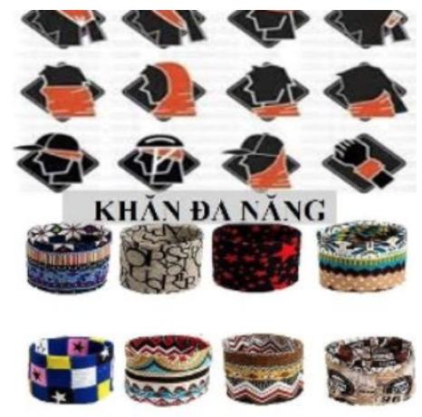 [HCM][ĐỔ BUÔN] COMBO 10 KHĂN ĐA NĂNG - CHUYEN DU LỊCH PHƯỢT