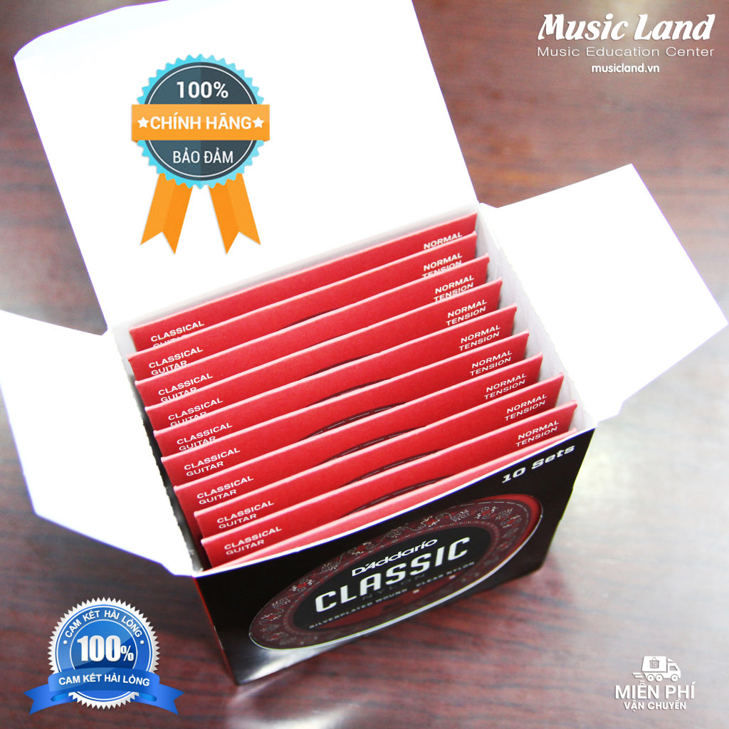 Dây Đàn Guitar Classic D'Addario EJ27N - Chính Hãng