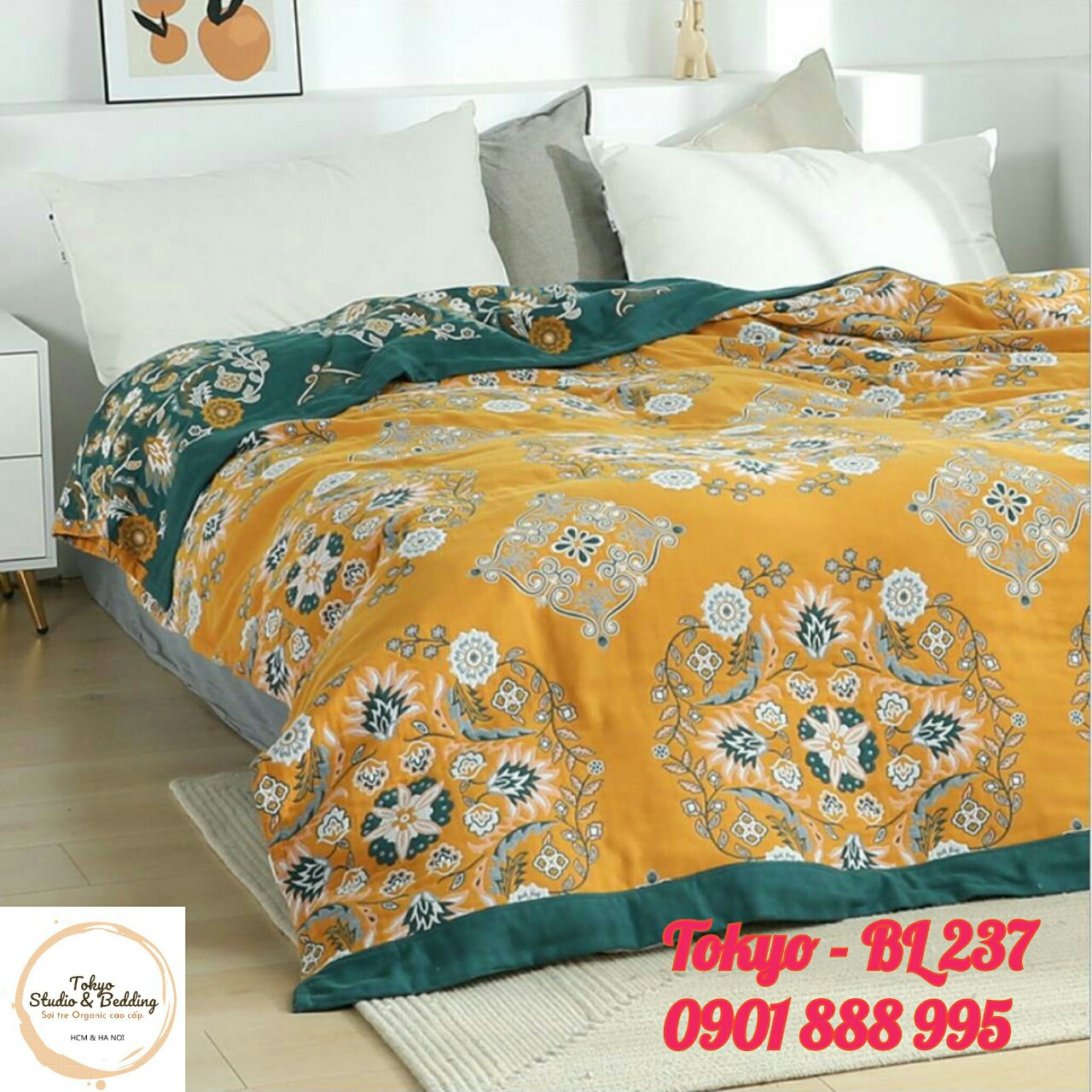 (2)TH Chăn Xô Organic Cotton Dòng Cao Cấp