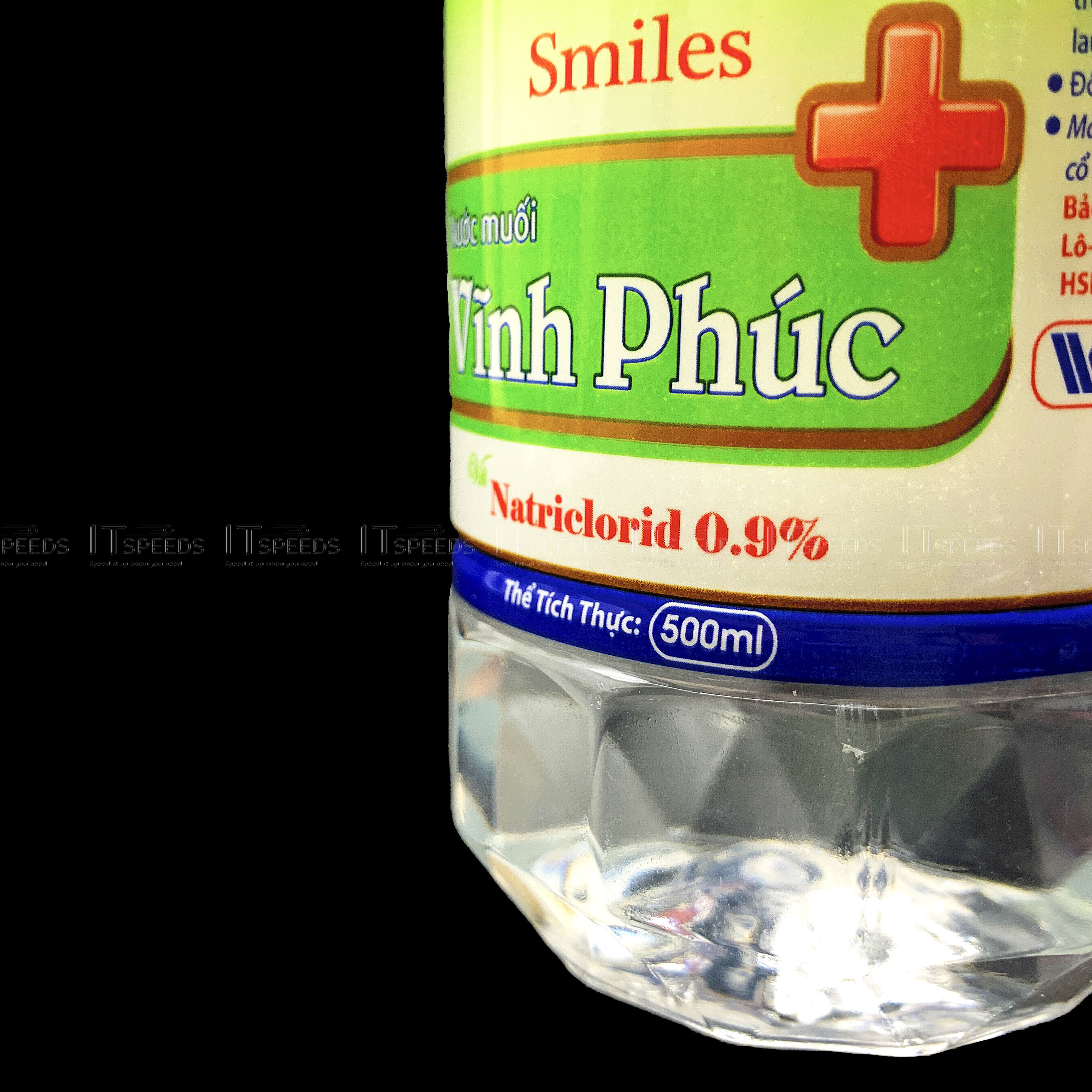 Nước muối Vĩnh Phúc Smiles Natriclorid 0.9% 500ml