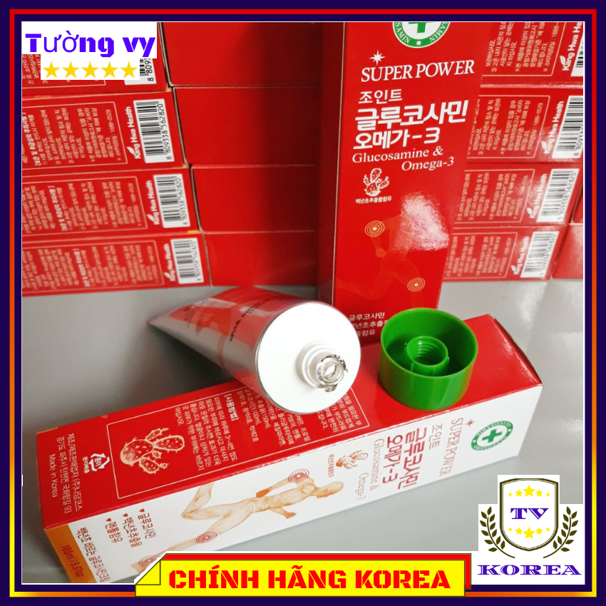 Dầu lạnh hàn quốc Glucosamine Omega 3 đặc biệt, tuýp 165ml