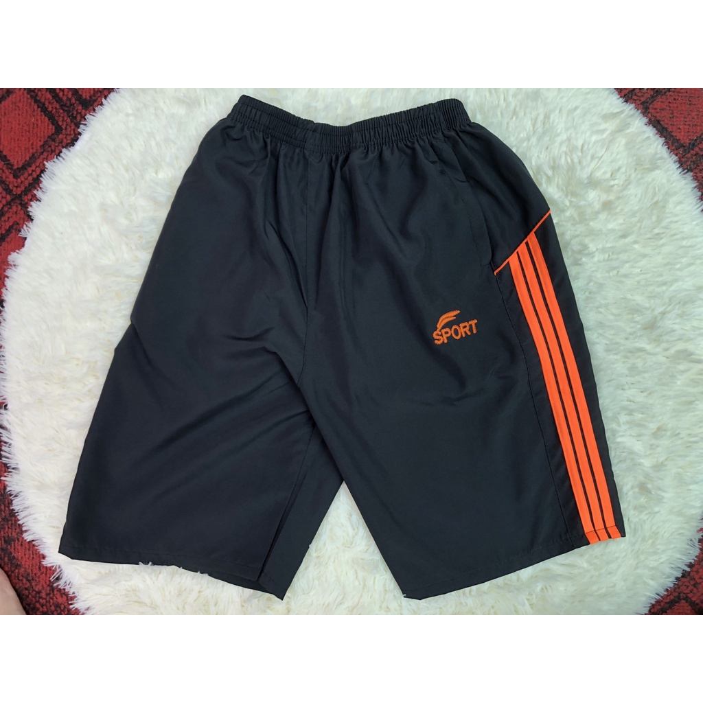 Quần Đùi Nam,Quần Short Nam Thể Thao Phối 3 Sọc, Nhẹ, Mát- DUIGIO03