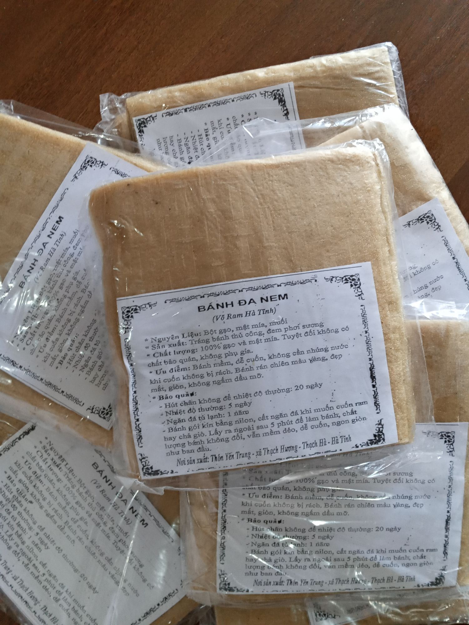 [HCM]Vỏ ram(bánh đa nem) Hà Tĩnh